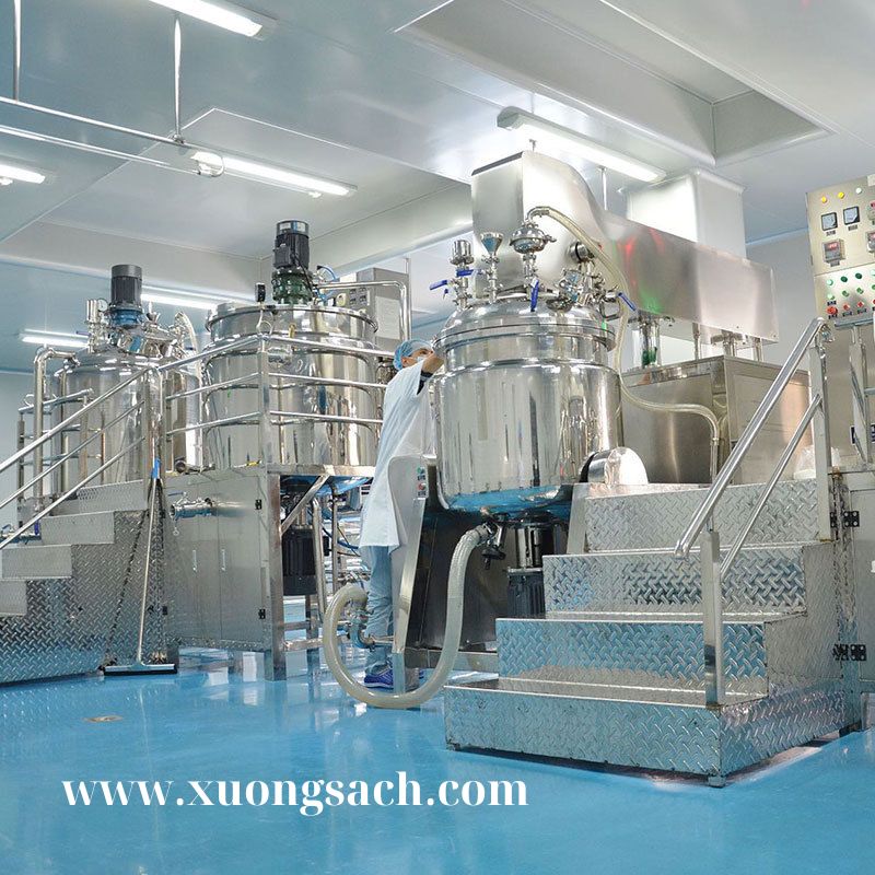 Dây chuyền sản xuất mỹ phẩm tự động hóa