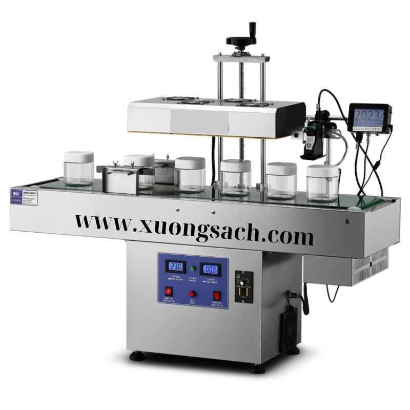 Máy đóng màng nhôm nắp chai