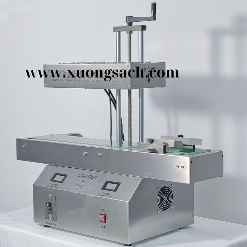 Máy đóng màng nhôm nắp chai