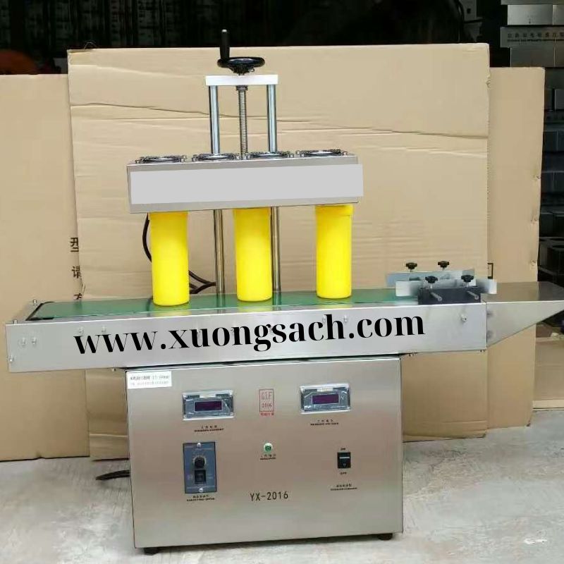 Máy đóng màng nhôm nắp chai