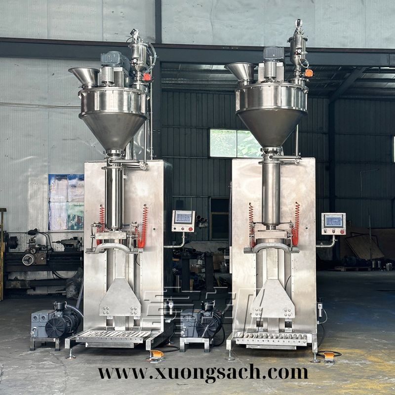 Máy định lượng bột bán tự động