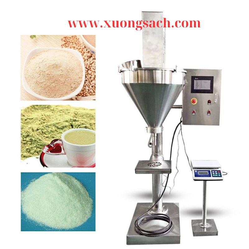 Máy định lượng bột bán tự động