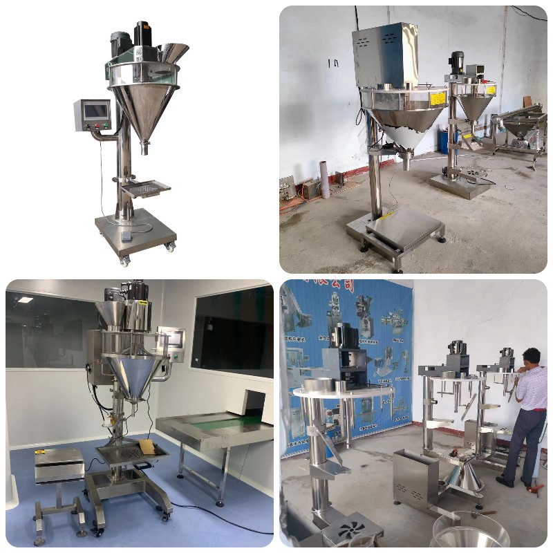 Máy chiết rót bột định lượng trục vít 