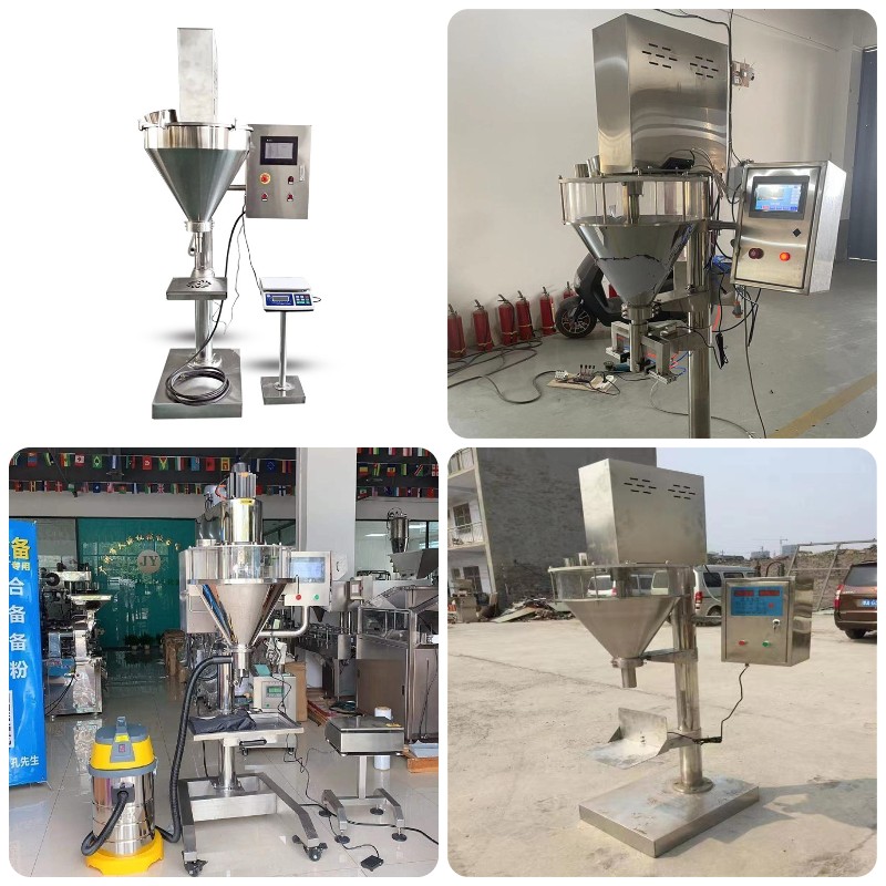 Máy chiết rót bột định lượng trục vít 
