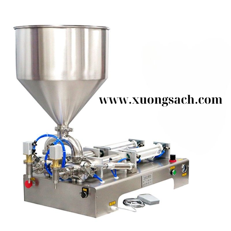 Máy chiết rót hóa chất 2 vòi