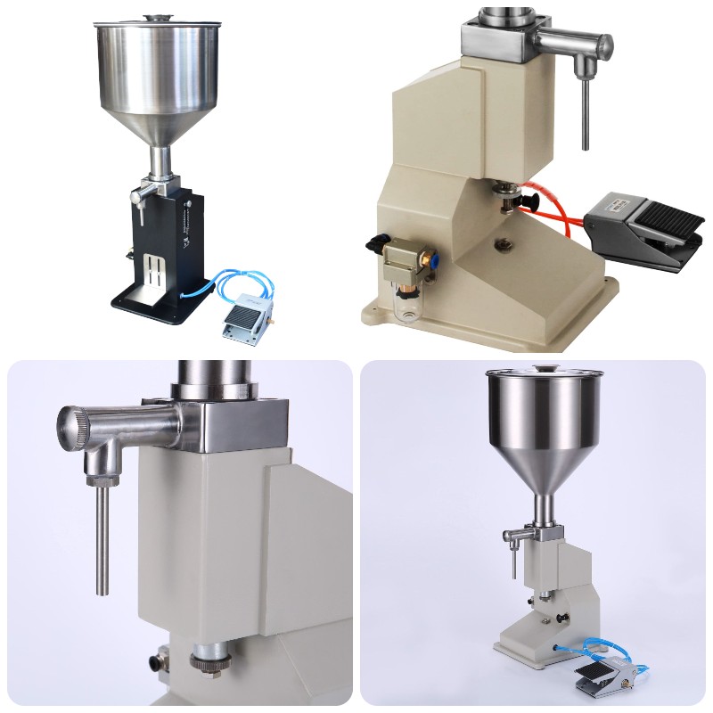 Máy chiết rót hóa chất A02 khí nén