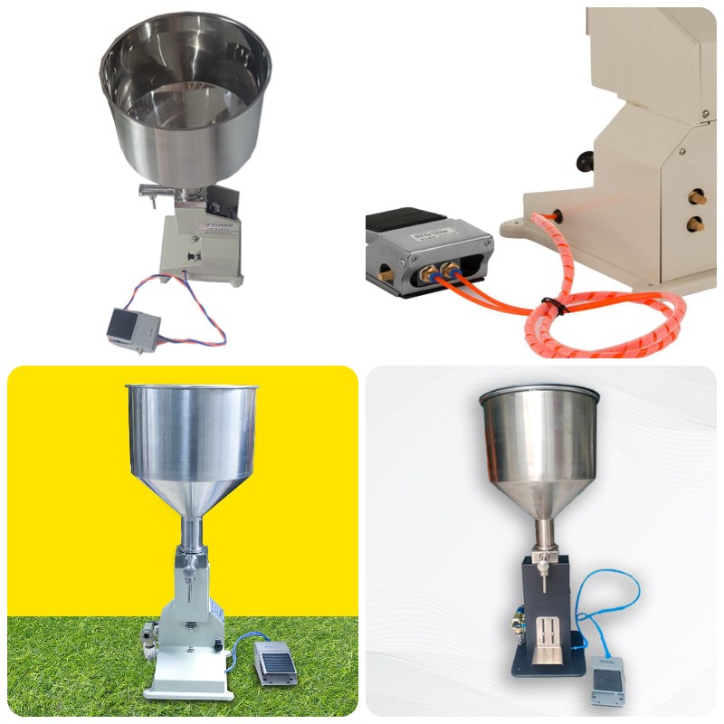 Máy chiết rót hóa chất A02 khí nén