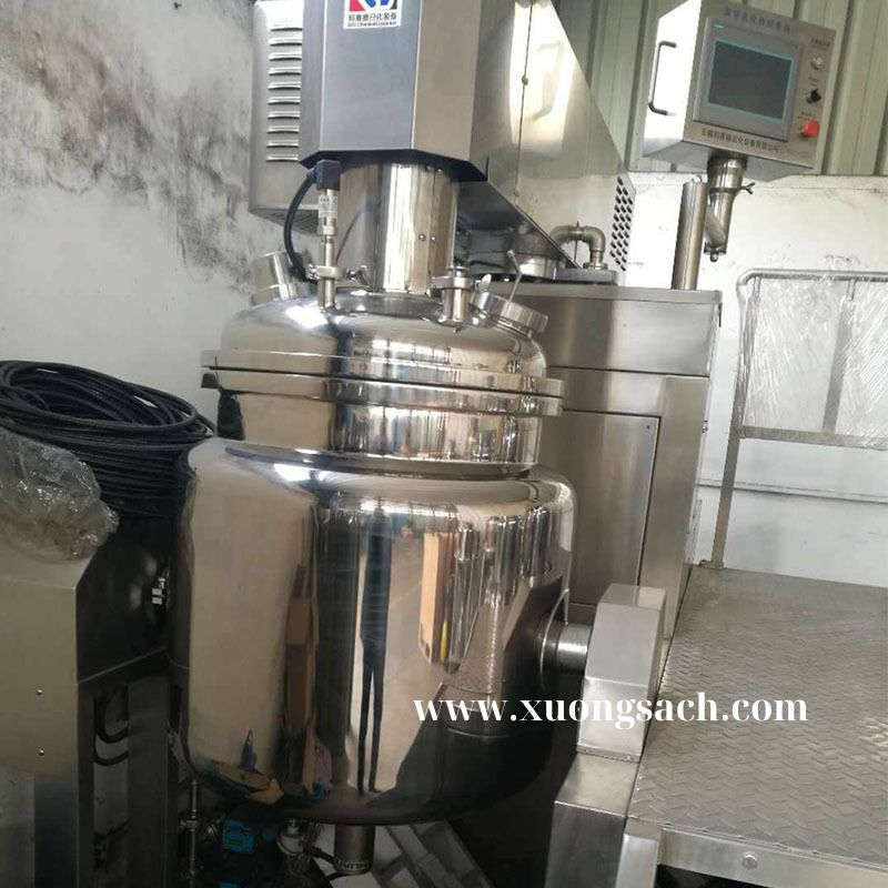 Máy khuấy trộn nhũ hóa mỹ phẩm
