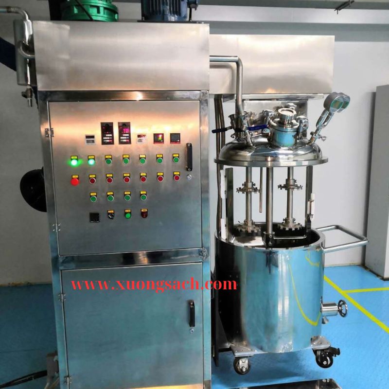Máy khuấy trộn và nhũ hóa mỹ phẩm