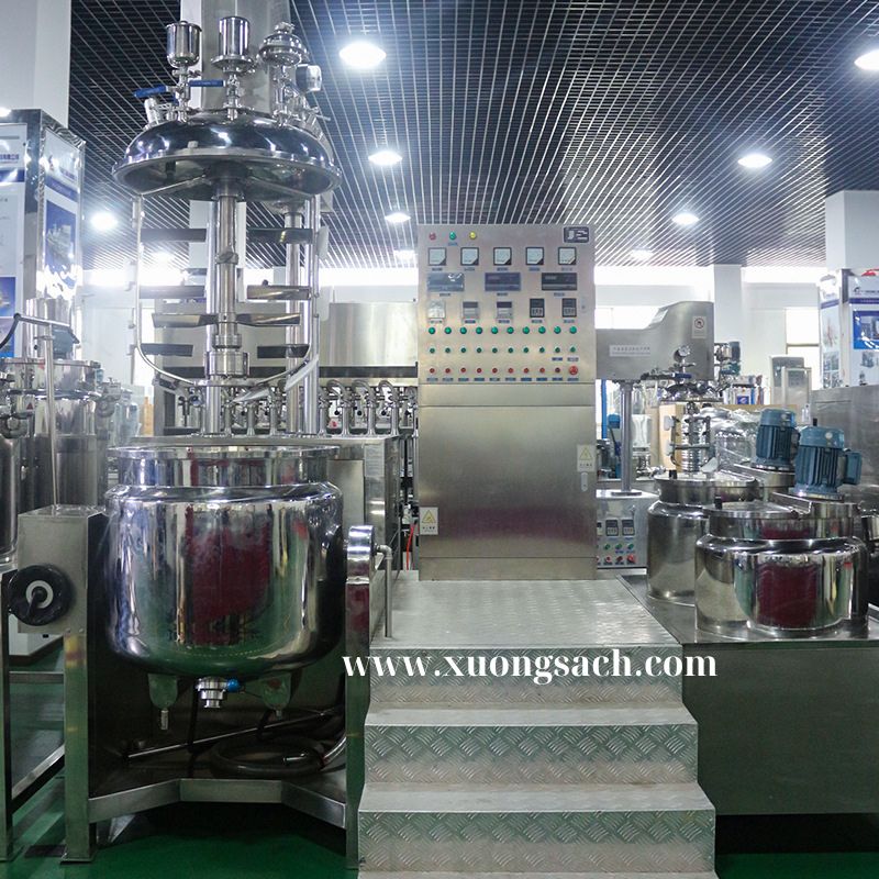 Máy khuấy trộn và nhũ hóa mỹ phẩm