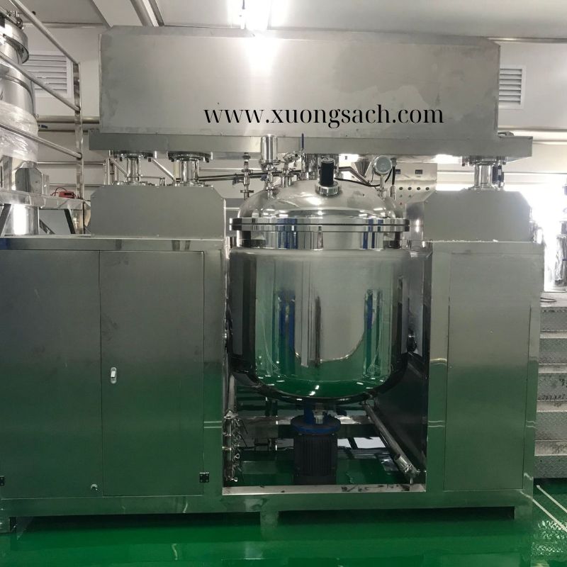 Máy nhũ hóa hút chân không