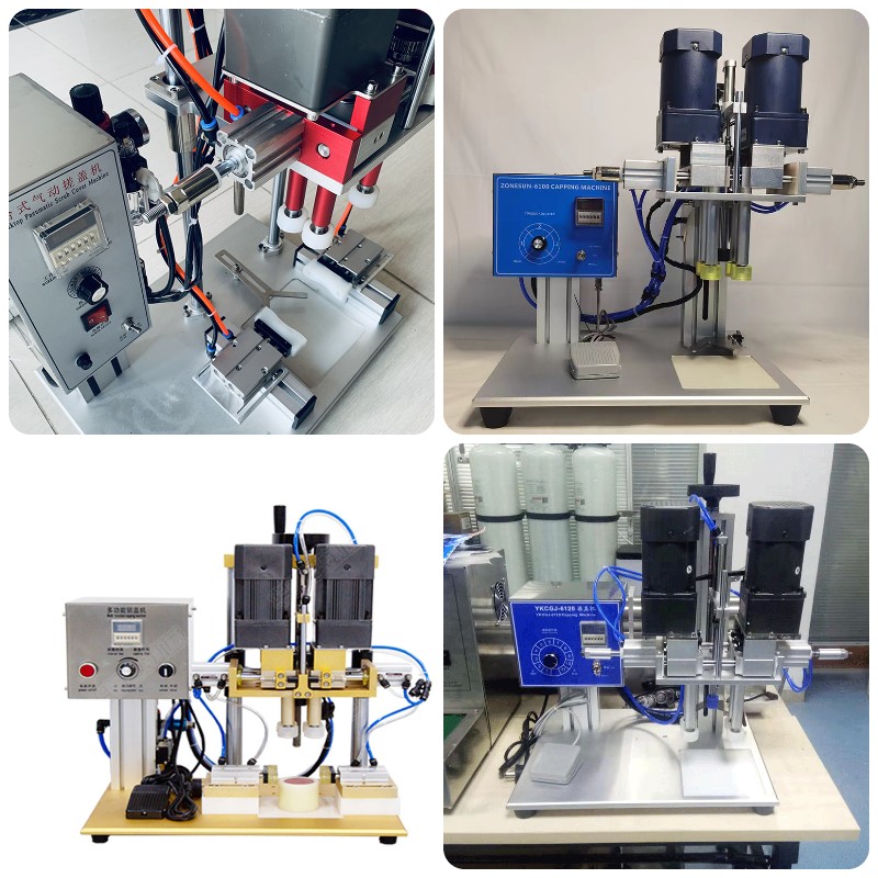 Máy vặn nắp chai 2 motor