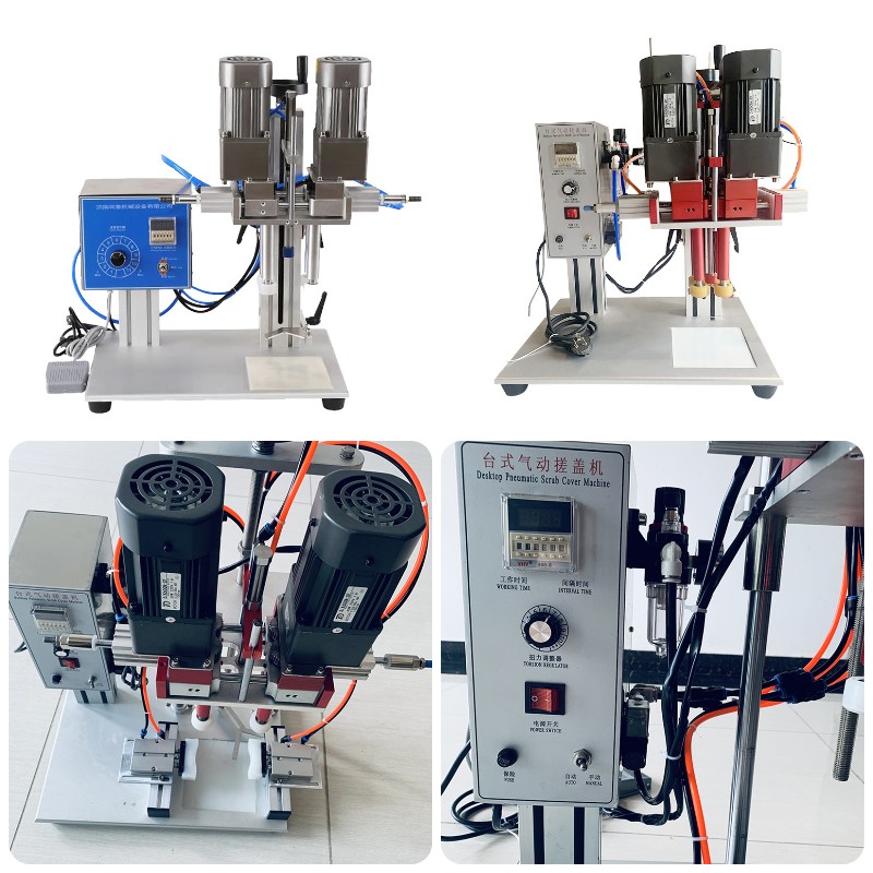 Máy vặn nắp chai 2 motor