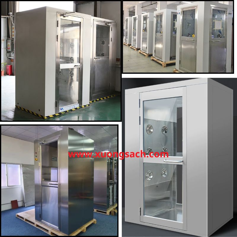 Air Shower Thiết Bị Phòng Sạch  Nhà Xưởng Dược Phẩm, Thực Phẩm, Mỹ Phẩm, Điện Tử