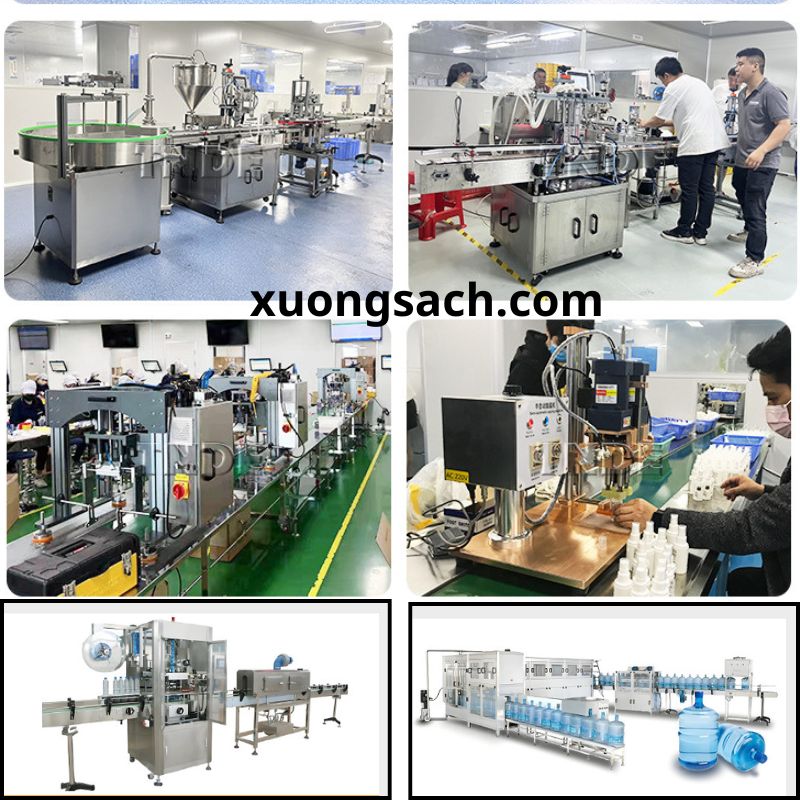 Bán máy chiết rót đóng nắp chai tự động