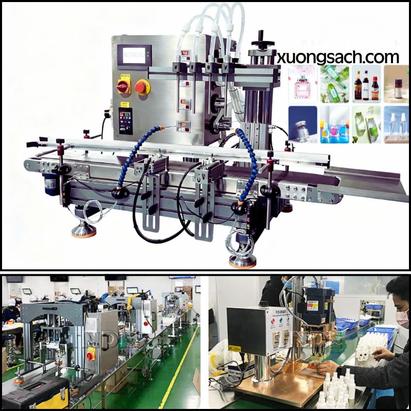 Bán máy chiết rót tự động, máy chiết mỹ phẩm, thực phẩm