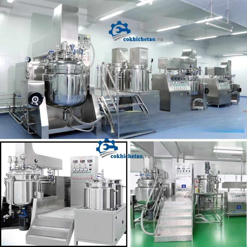 Bồn khuấy trộn gia nhiệt nhũ hóa