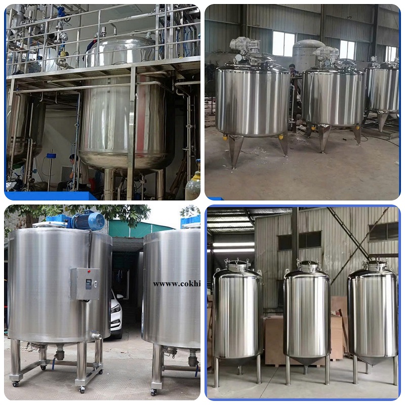 Bồn khuấy trộn hóa mỹ phẩm có gia nhiệt