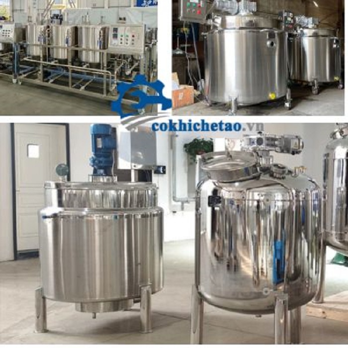 Bồn khuấy trộn và nhũ hóa dầu gội, sữa tắm