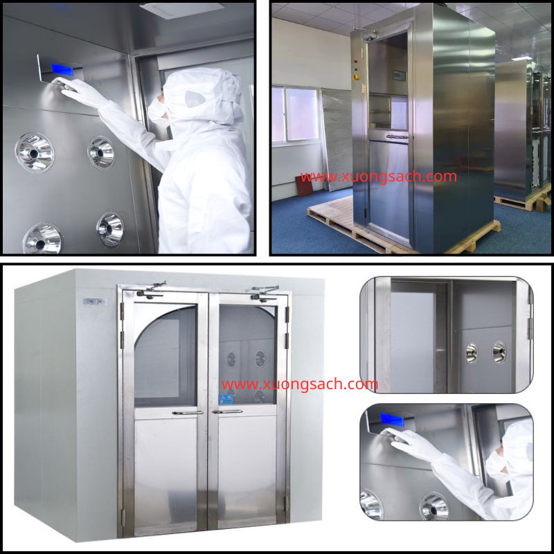 Buồng Thổi Khí Phòng Sạch Air Shower 