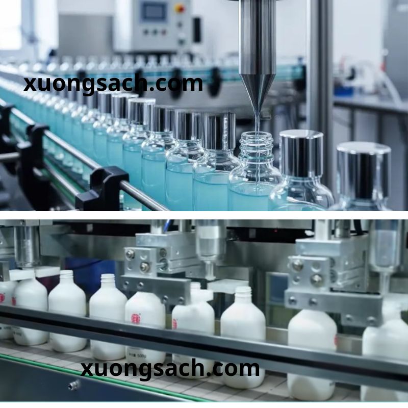 Cung cấp máy chiết rót đóng nắp chai tự động