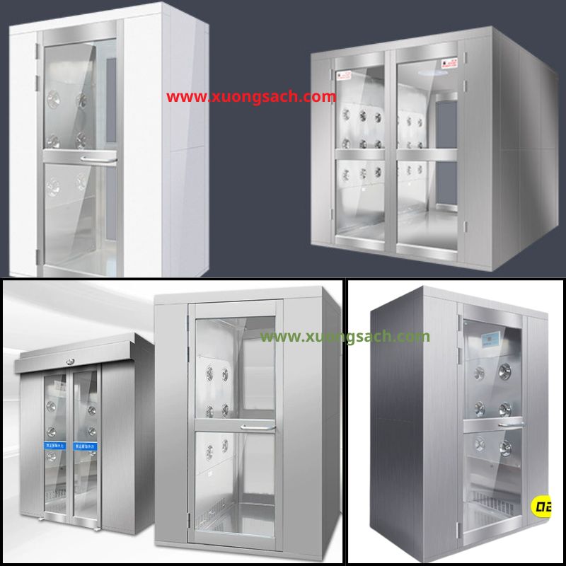 Lắp đặt buồng tắm khí Air Shower  phòng sạch