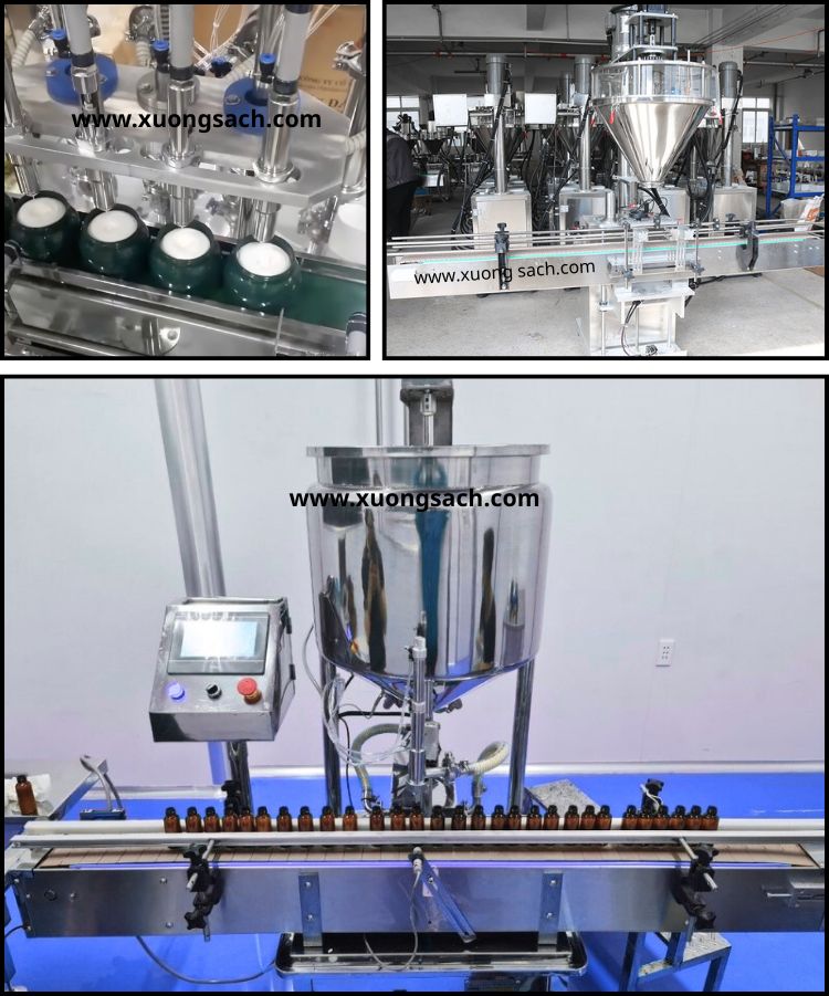 Máy chiết gia nhiệt tự động có băng tải