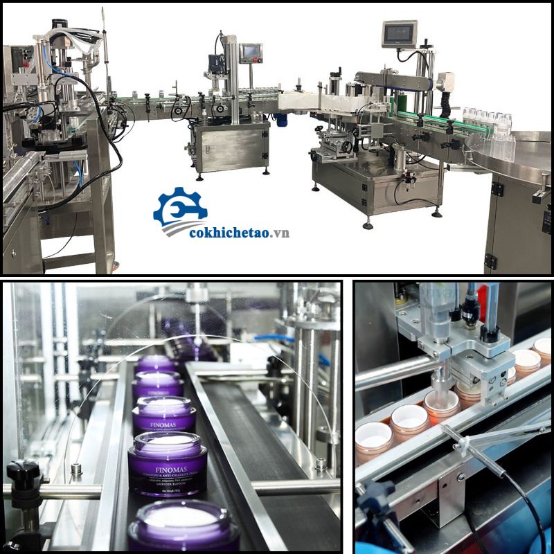 Máy chiết tự động nước uống, mỹ phẩm, thực phẩm