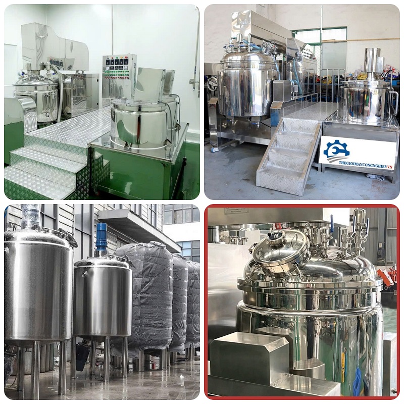 Máy nhũ hóa mỹ phẩm, máy khuấy trộn mỹ phẩm