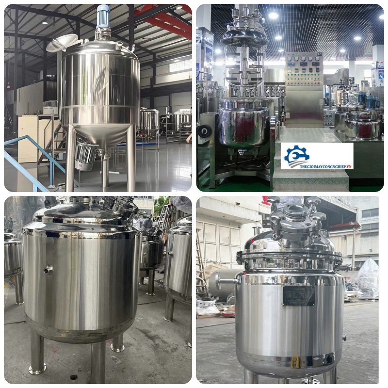 Máy khuấy trộn nhũ hóa mỹ phẩm
