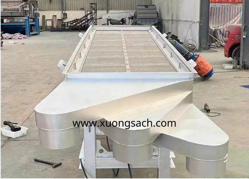 Máy sàng cát, sàng đá, sàng bột hình chữ nhật