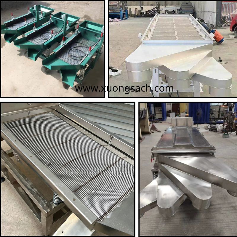 Máy sàng rung hình chữ nhật – Chuyên chế tạo và phân phối máy sàng rung bột giá rẻ