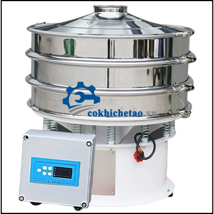 Máy sàng tròn – Máy sàng nguyên liệu bột kim loại, thực phẩm,… dạng tròn tự động