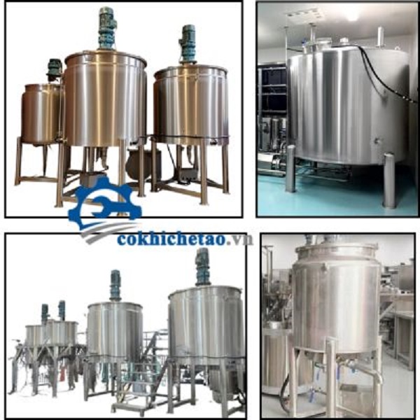 Máy sản xuất mỹ phẩm – Bán máy khuấy trộn và nhũ hóa dầu gội, sữa tắm