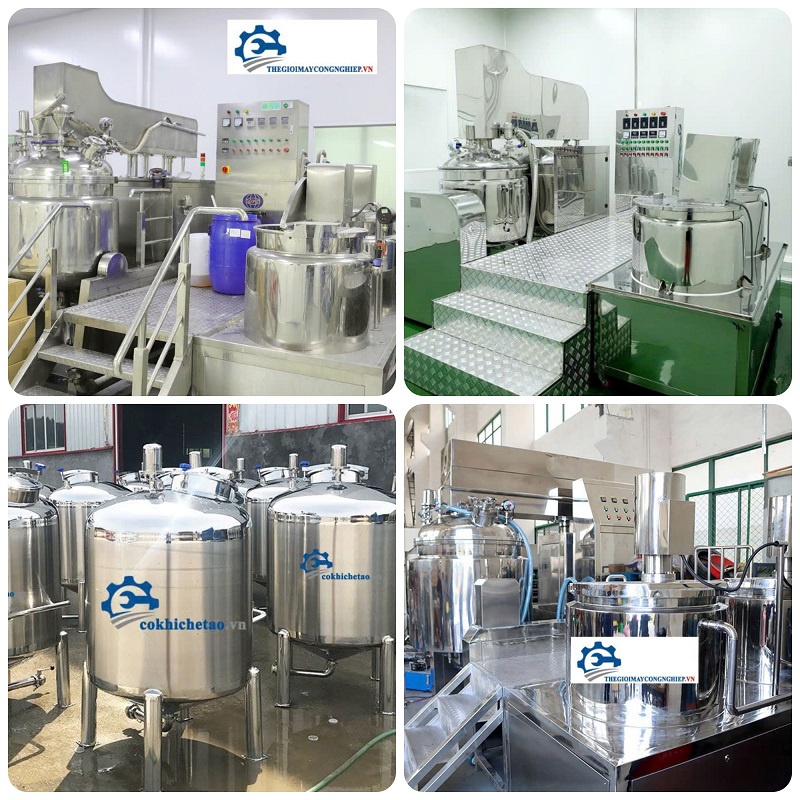 Máy sản xuất mỹ phẩm, máy đồng hóa mỹ phẩm