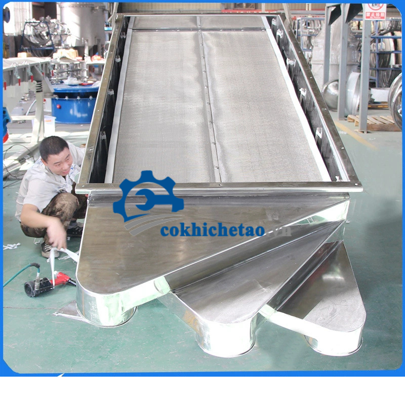 bán máy sàng rung bột hình chữ nhật