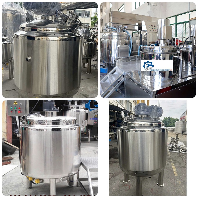  bồn khuấy trộn mỹ phẩm, bồn khuấy trộn hóa chất
