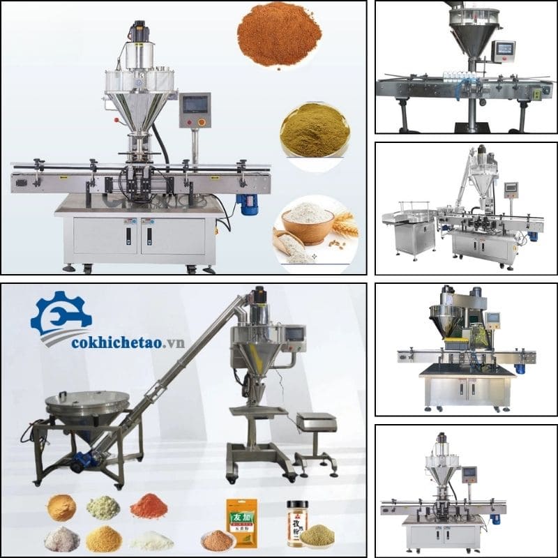 Máy chiết bột định lượng trục vít