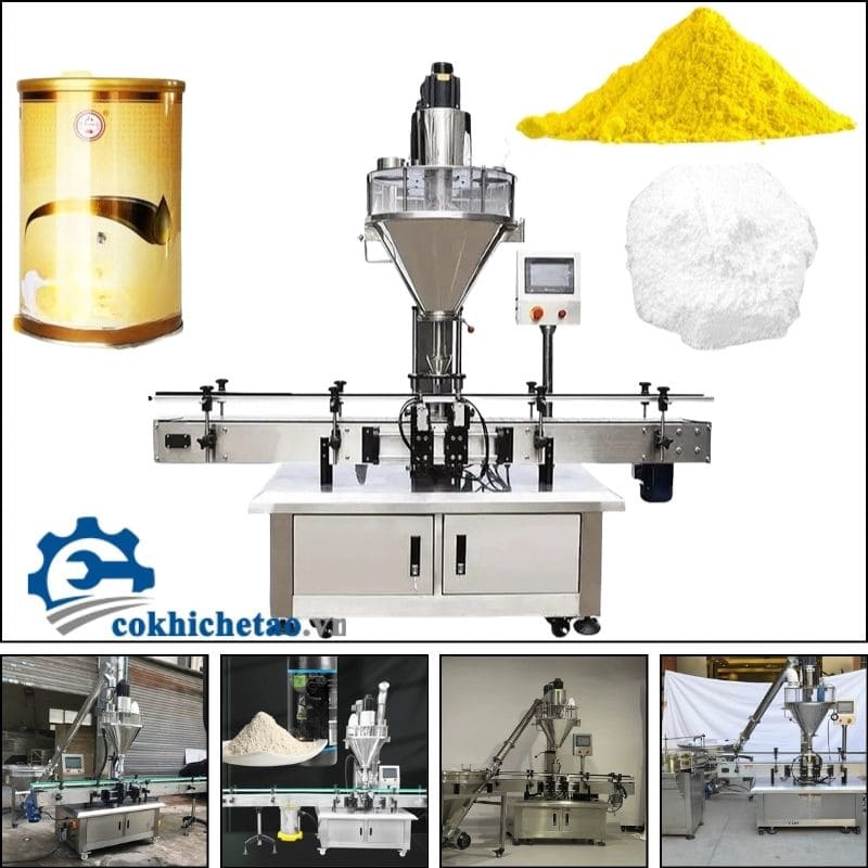 Máy chiết bột định lượng trục vít giá rẻ