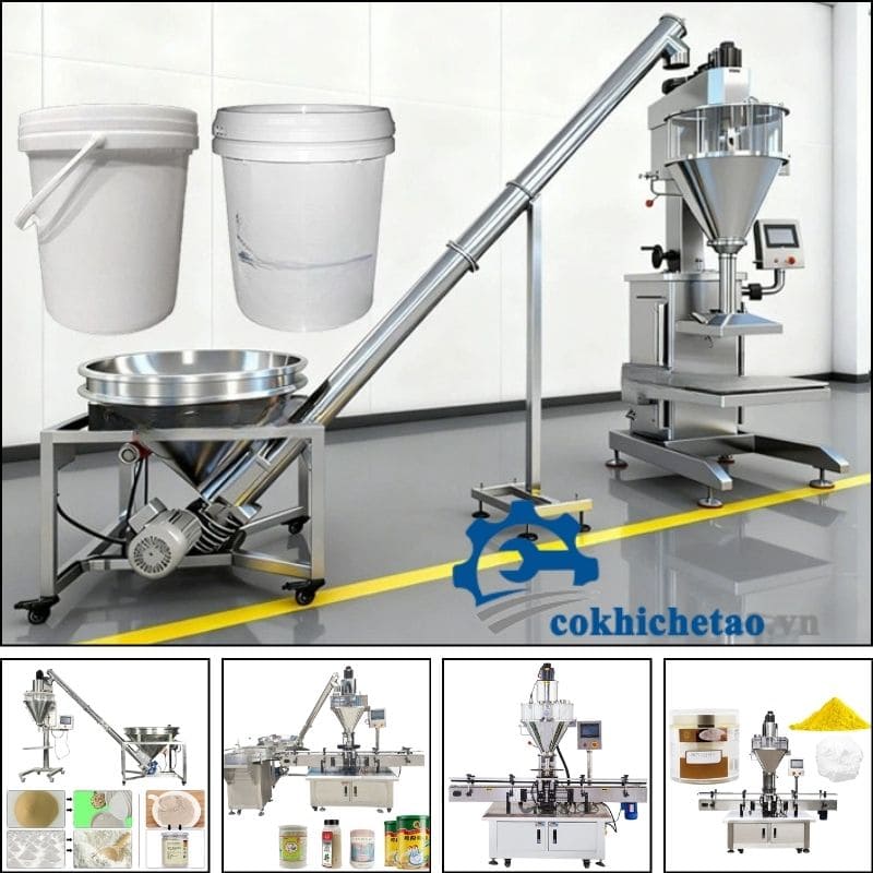Bán máy chiết bột định lượng trục vít