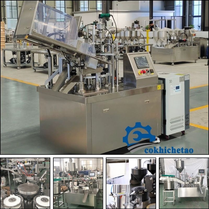 Máy chiết rót hàn mép tuýp