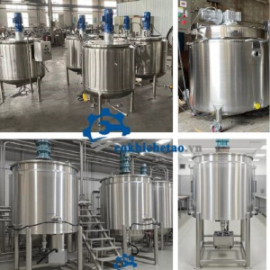 Máy sản xuất mỹ phẩm – Bán máy khuấy trộn và nhũ hóa dầu gội, sữa tắm tự động hóa 